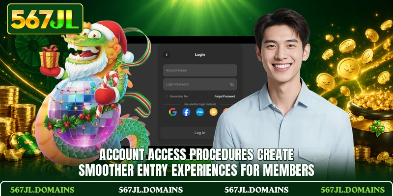 Account access procedures create smoother entry experiences for members