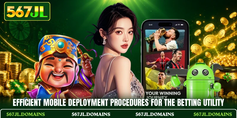 Efficient mobile deployment procedures for the betting utility