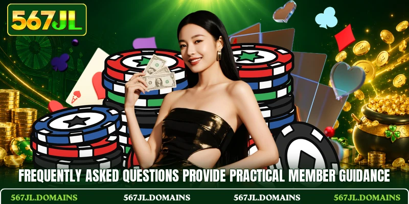 Frequently asked questions provide practical member guidance