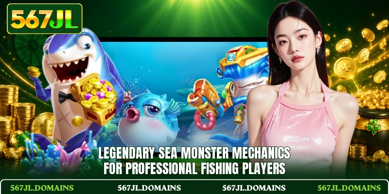 Legendary sea monster mechanics for professional fishing players