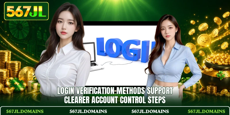 Login verification methods support clearer account control steps