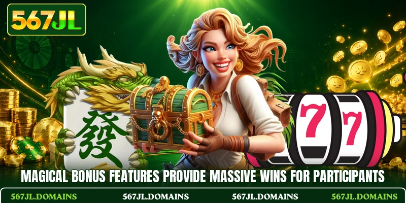 Magical bonus features provide massive wins for participants