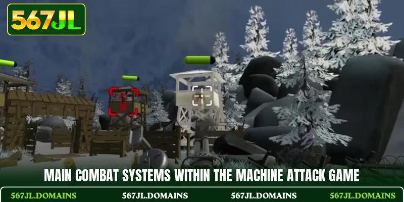 Main combat systems within the Machine Attack game