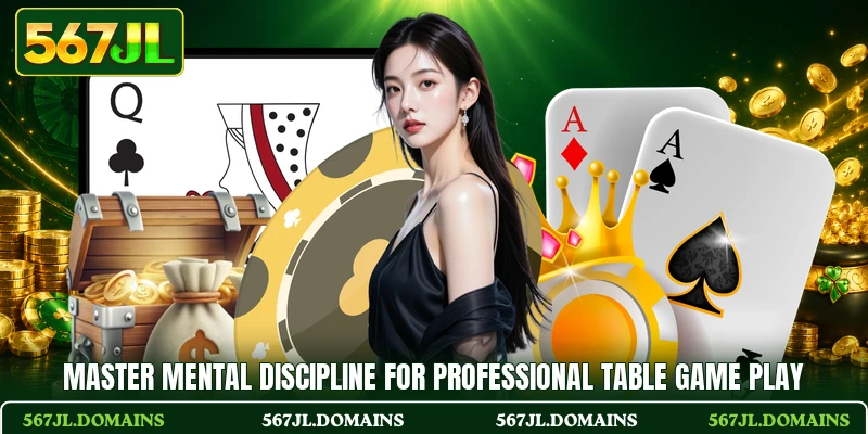 Master mental discipline for professional table game play