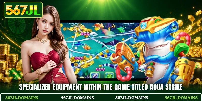 Specialized equipment within the game titled Aqua Strike