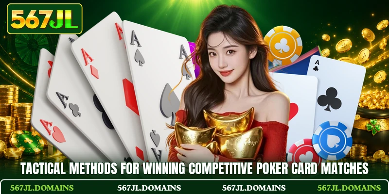 Tactical methods for winning competitive poker card matches