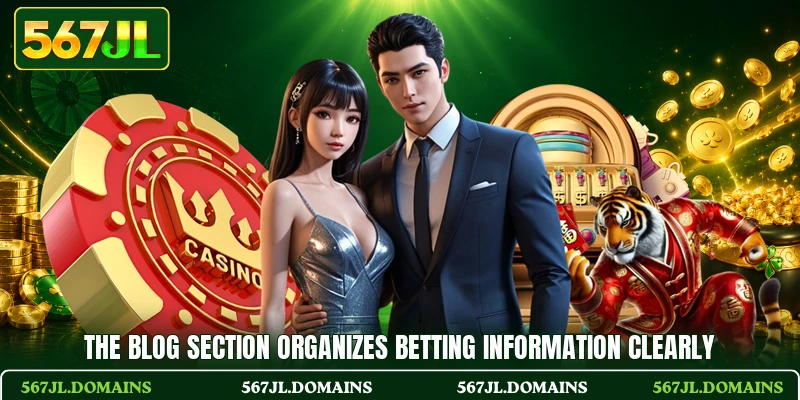 The blog section organizes betting information clearly