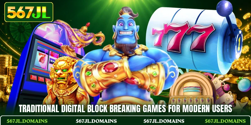 Traditional digital block breaking games for modern users
